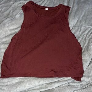 Lululemon Athletica Burgundy Muscle Tee